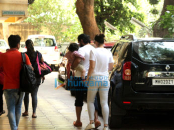 Kareena Kapoor Khan, Saif Ali Khan and Taimur spotted at play school