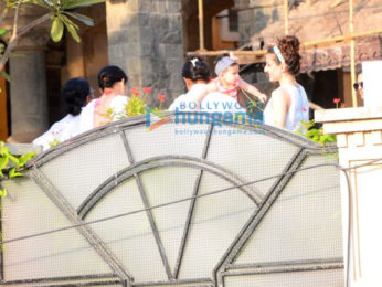 Kareena Kapoor Khan, Soha Ali Khan, Taimur Ali Khan and Inaaya Naumi spotted in a park In Bandra