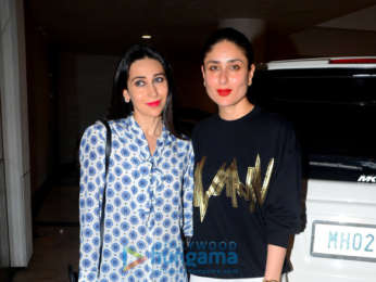 Kareena Kapoor Khan and Karisma Kapoor spotted at Manisha Malhotra's house