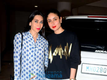 Kareena Kapoor Khan and Karisma Kapoor spotted at Manisha Malhotra's house