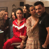 Kareena Kapoor Khan looks as happy as the Easter bunny with Malaika Arora, Amrita Arora and Karan Johar