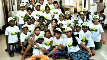Karishma Sharma snapped visiting Smile Foundation