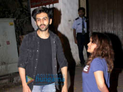 Kartik Aaryan snapped at Sanjay Leela Bhansali’s residence in Juhu