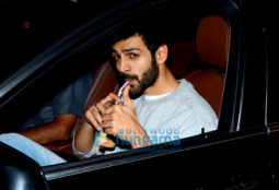 Kartik Aaryan snapped outside the gym