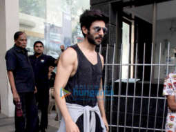 Kartik Aaryan spotted after a work-out session at the gym