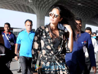 Katrina Kaif snapped at the airport while heading to Delhi