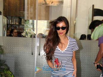 Malaika Arora spotted at Muah salon in Khar