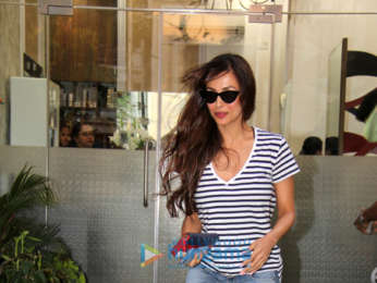 Malaika Arora spotted at Muah salon in Khar