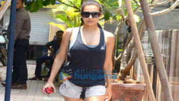 Malaika Arora spotted at the gym in Bandra