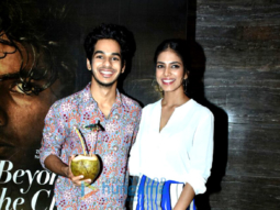 Malavika Mohanan and Ishaan Khatter promote their film ‘Beyond the Clouds’