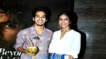 Malavika Mohanan and Ishaan Khatter promote their film ‘Beyond the Clouds’