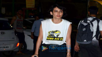 Mandana Karimi, Mandira Bedi and Gabriella Demetriades spotted at football ground in Bandra