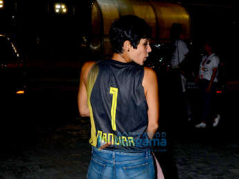 Mandana Karimi, Mandira Bedi and Gabriella Demetriades spotted at football ground in Bandra