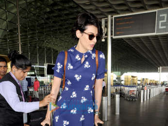 Mandana Karimi snapped at the airport