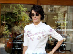 Mandana Karimi spotted at Sequel Cafe in Bandra