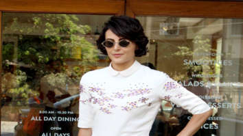 Mandana Karimi spotted at Sequel Cafe in Bandra