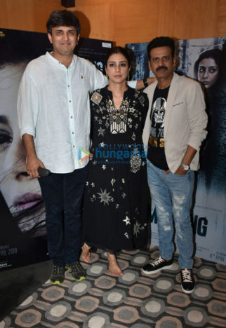 Manoj Bajpayee and Tabu snapped promoting their film Missing