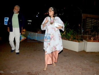Naseeruddin Shah snapped with wife at BKC
