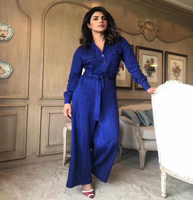 Priyanka Chopra goes bold in blue