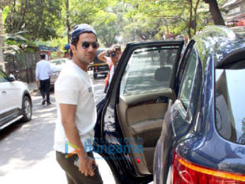 Rajkummar Rao and Patralekha spotted at The Kitchen Garden in Bandra