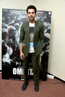 Rajkummar Rao snapped promoting his film Omerta