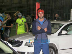 Ranbir Kapoor, Abhishek Bachchan, Ishaan Khatter and others snpped during a soccer match