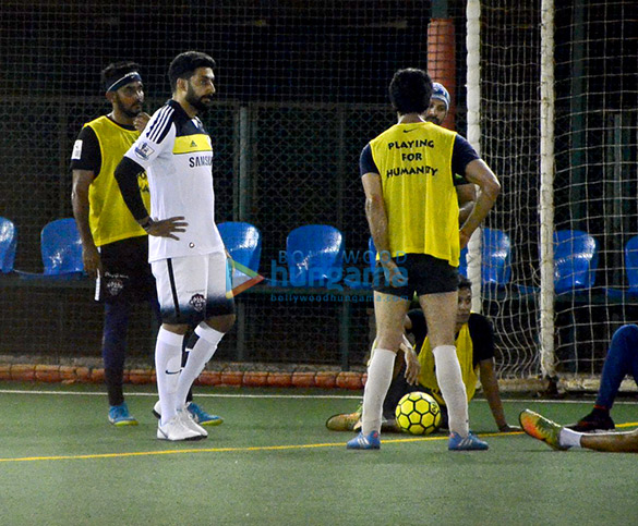 ranbir kapoor abhishek bachchan ishaan khatter and others snpped during a soccer match 7