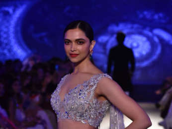 Ranbir Kapoor and Deepika Padukone walk the ramp for Mijwan