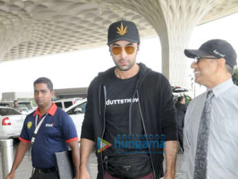 Ranbir Kapoor and Mallika Sherawat snapped at the airport