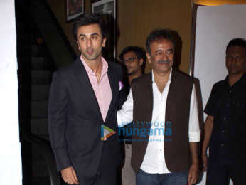 Ranbir Kapoor snapped arriving for the teaser launch of Sanju