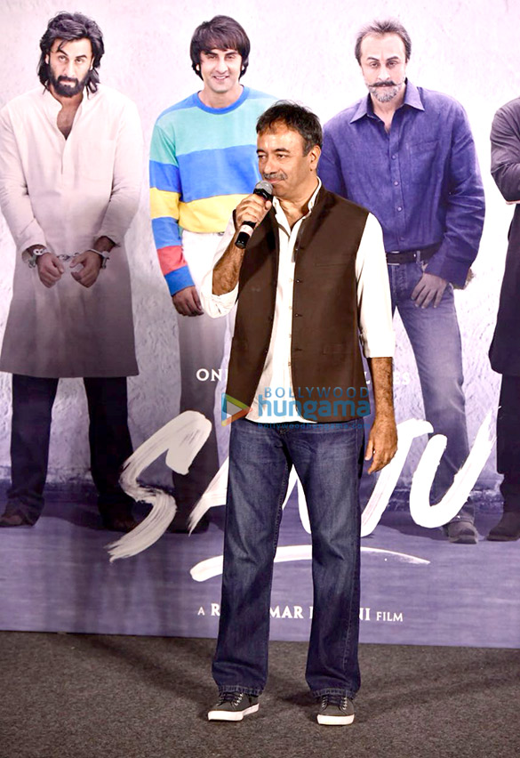 ranbir kapoor snapped arriving for the teaser launch of sanju
