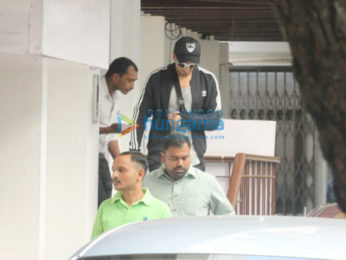 Ranveer Singh spotted outside a clinic in Bandra