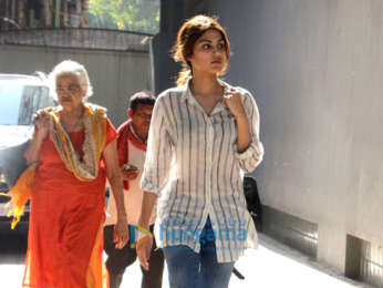 Rhea Chakraborty snapped at Ramesh Taurani's office