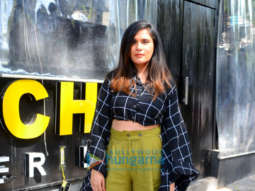 Richa Chadda and Rahul Bhat promote their film Daas Dev in Bandra