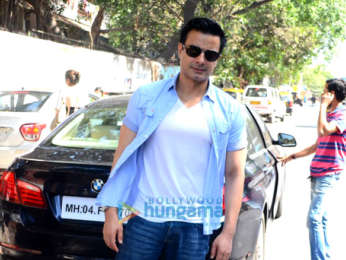 Richa Chadda and Rahul Bhatt promote their film Daas Dev in Bandra
