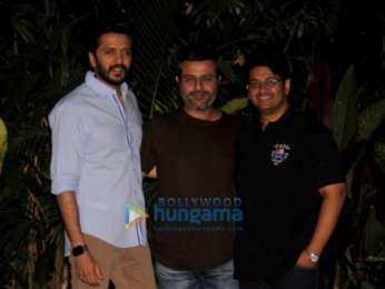 Riteish Deshmukh and Milap Zaveri spotted after a meeting in Khar