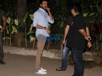 Riteish Deshmukh and Milap Zaveri spotted after a meeting in Khar