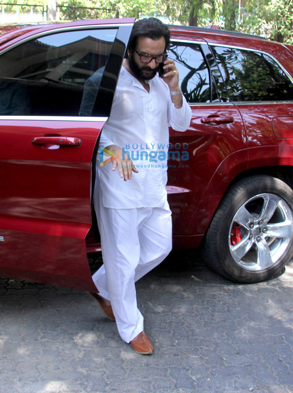 Saif Ali Khan snapped at Bandra