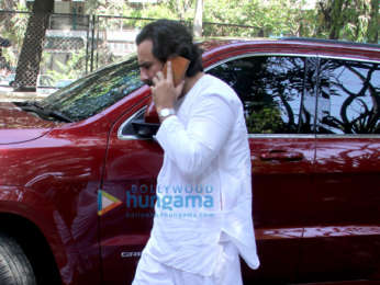 Saif Ali Khan snapped at Bandra