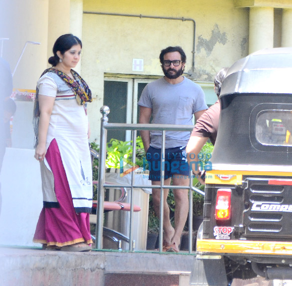 Saif Ali Khan spotted at Lilavati hospital in Bandra Saif Ali Khan spotted at Lilavati hospital in Bandra
