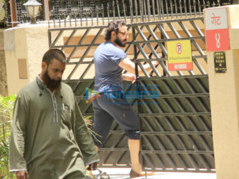 Saif Ali Khan spotted at recording studio in Bandra