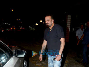 Sanjay Dutt snapped at Ashutosh Gowariker's office in Khar