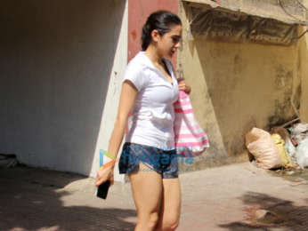 Sara Ali Khan snapped at the gym