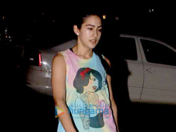 Sara Ali Khan spotted after her gym session