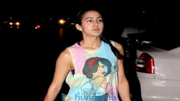 Sara Ali Khan spotted after her gym session