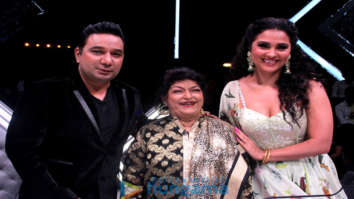 Saroj Khan snapped on the sets of &TV’s show High Fever