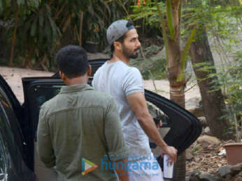 Shahid Kapoor at dance rehearsals at Bandra