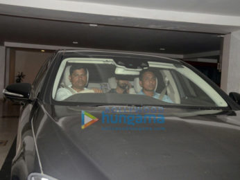 Shahid Kapoor snapped at Karan Johar's house