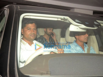 Shahid Kapoor snapped at Karan Johar's house