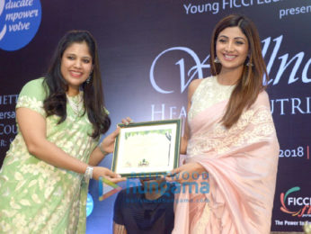 Shilpa Shetty snapped attending FICCI FLO